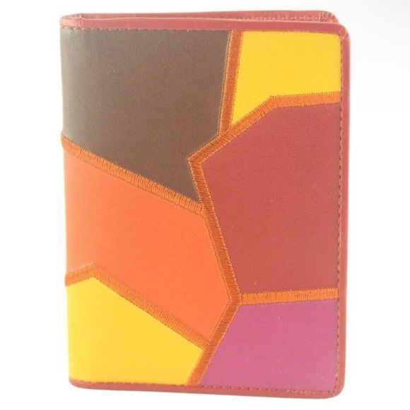 YSL Yves Saint Laurent Colorful Patchwork Wallet - Picture 7 of 8